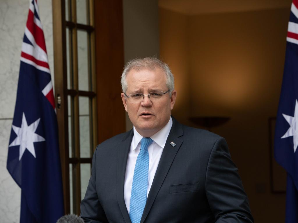 Prime Minister Scott Morrison has addressed JobKeeper. Picture: NCA NewsWire/Andrew Taylor