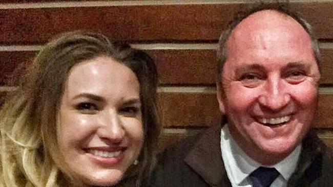 Double trouble: Barnaby Joyce and his baby-mama Vikki Campion.