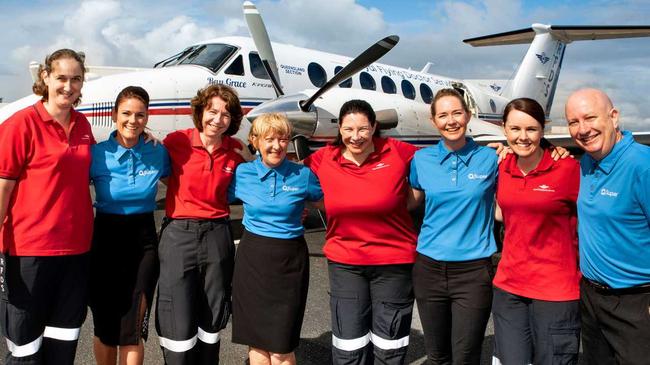 Royal Flying Doctor Services flight nurses embark on more than 11,000 aeromedical retrieval missions each year and 75 percent of these missions are nurse-only flights, where the nurses must be prepared to handle all situations that could occur at 15,000 feet.