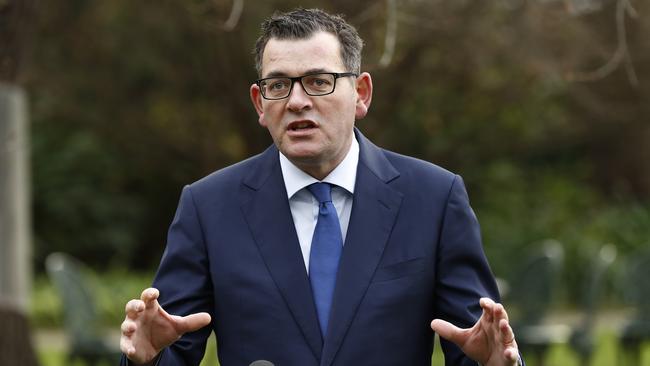 The texts wished “political death” for Daniel Andrews