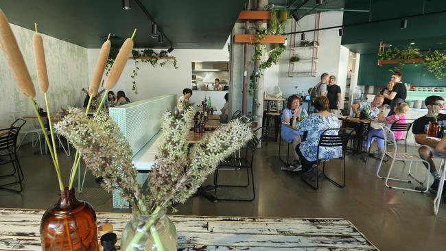 Some of the food available on Elk autumn menu at Oasis on Broadbeach. Interior of restaurant. Picture Glenn Hampson