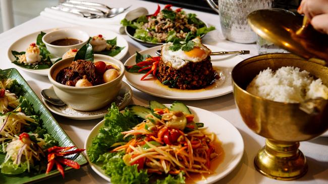 Food at Regent Thai, North Adelaide. Picture: Morgan Sette