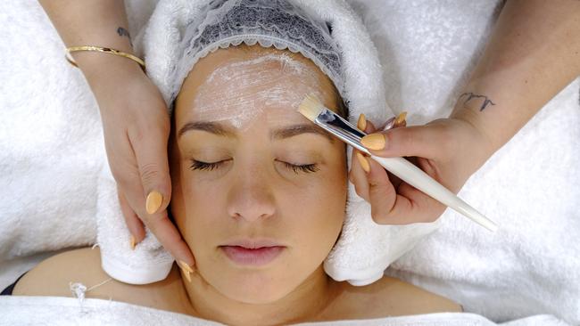 Essential Beauty provides a range of beauty services including facials. Photo: Luis Enrique Ascui