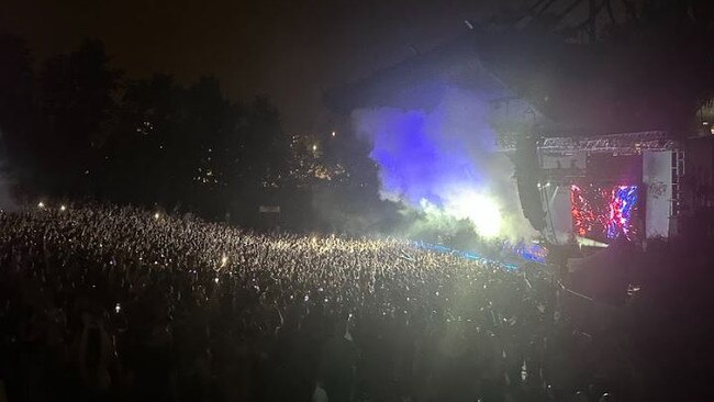 Rain did not dull the crowd, who lapped up every second of Tiësto’s set.