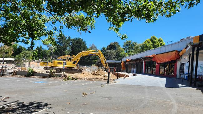 Demolition has begun on the Stirling Village mall. Picture: Supplied