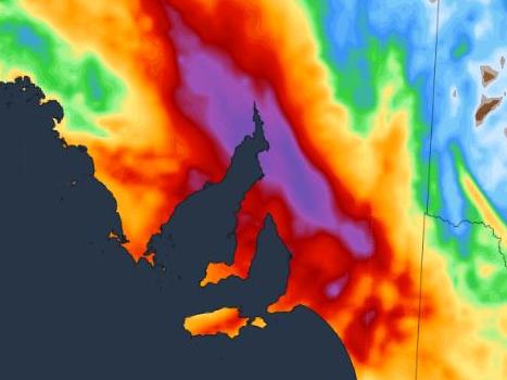 Seven day rain totals in SA. Picture: WeatherZone