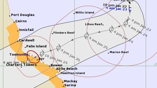 Mackay, Whitsundays warned of 120km/h winds, dangerous storm surge