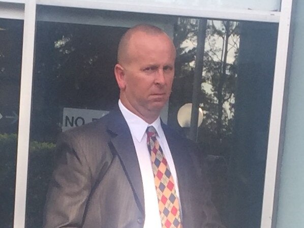 Geoffrey Steven Edkins leaving Gosford District Court in 2016 where he had his conviction for accessing restricted data quashed.