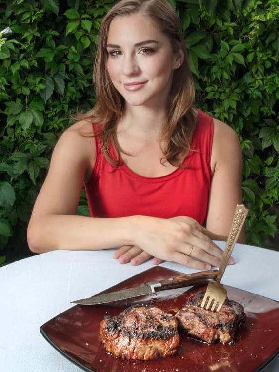 Mikhaila Peterson advocates a carnivore diet which her father also follows.