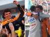 McLaren star wins, embraces Ricciardo