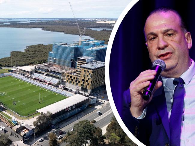 Peter V'landys has promised more funding for PointsBet Stadium.