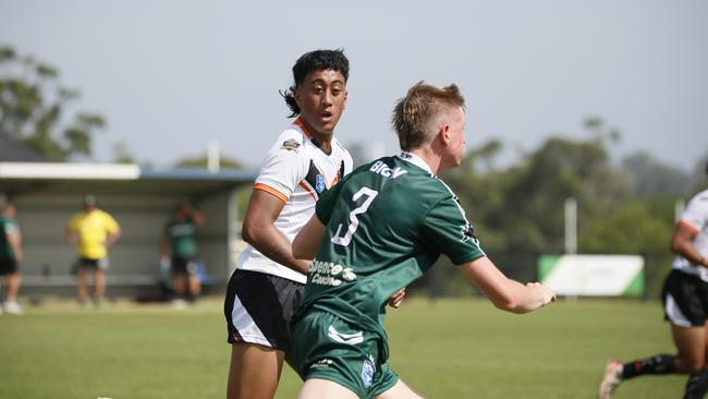 Charlie Fischbeck. Macarthur Wests Tigers vs Western Rams. Andrew Johns Cup. Picture: Warren Gannon Photography