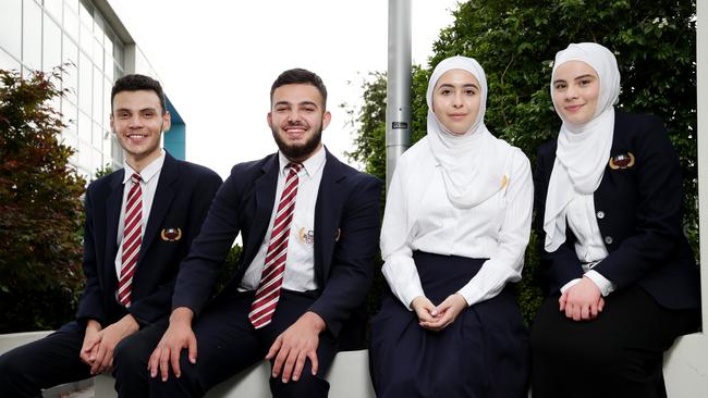 Students at Al Noori Muslim School in Greenacre lifted three places to number 42. Picture: Jonathan Ng