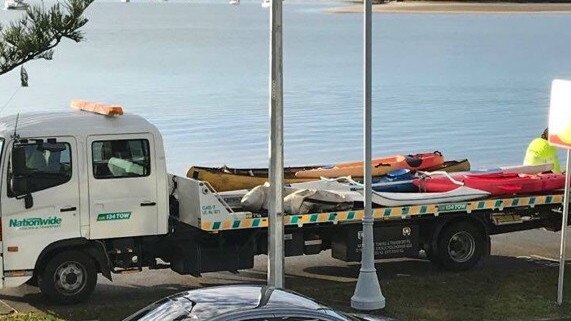 Labrador boats are being removed from foreshore by council