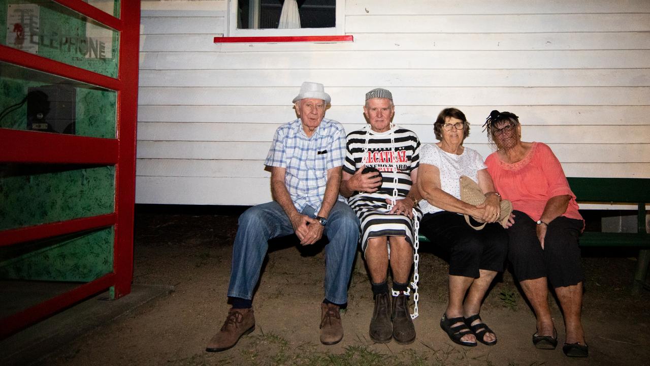 Bill Armstrong, of Carina Heights; Trev Spencer, of Ningi; Mavis Partridge, of Burpengary and Lyn Spencer. Picture: Dominika Lis