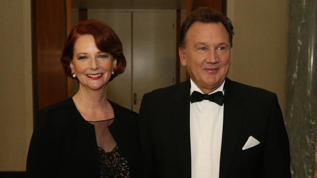 Former prime minister Julia Gillard dated Tim Mathieson for 15 years.