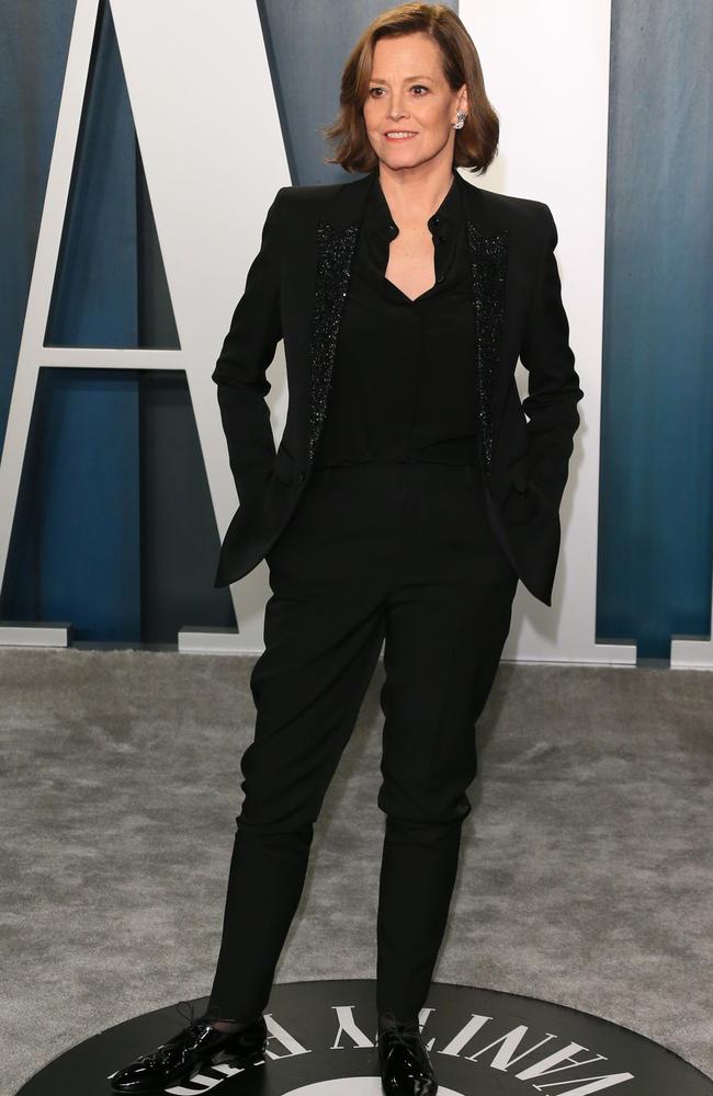 US actress Sigourney Weaver attends the 2020 Vanity Fair Oscar Party following the 92nd Oscars at The Wallis Annenberg Center for the Performing Arts in Beverly Hills on February 9, 2020. (Photo by Jean-Baptiste Lacroix / AFP)