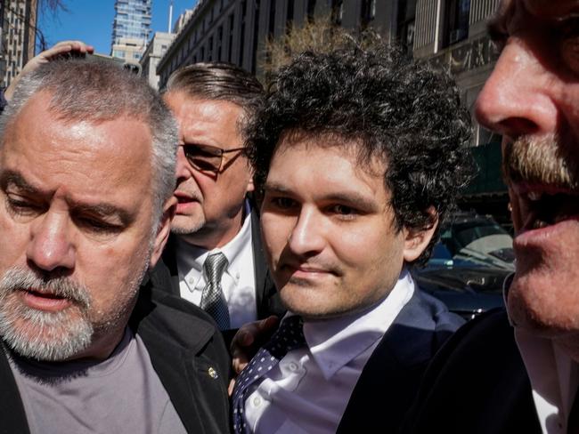 (FILES) FTX's former CEO and founder Sam Bankman-Fried arrives at the US federal courthouse in New York City on March 30, 2023. Disgraced cryptocurrency wunderkind Bankman-Fried was sentenced to 25 years in jail on March 28, 2024, following his conviction in one of the biggest financial fraud cases in history. (Photo by TIMOTHY A. CLARY / AFP)