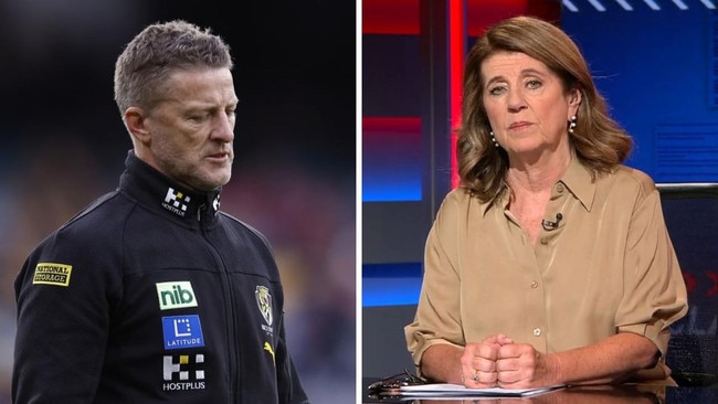 Caroline Wilson took aim at Damien Hardwick.