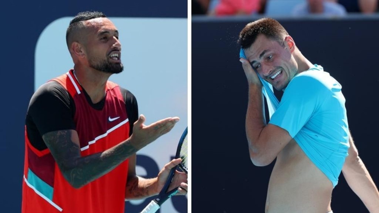 The tennis bad boys aren't playing nice.