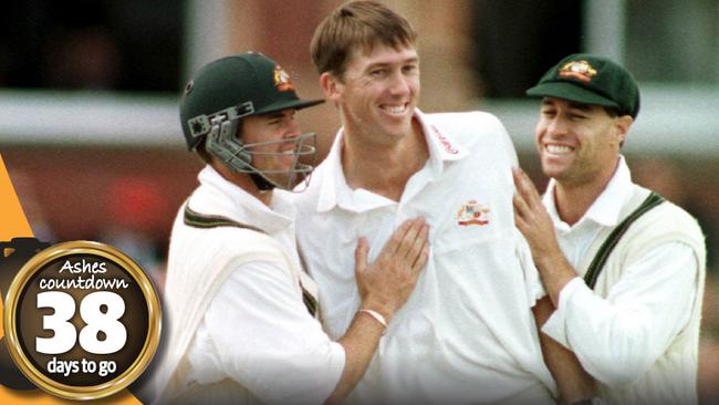 Glenn McGrath destroyed the English batting line-up.