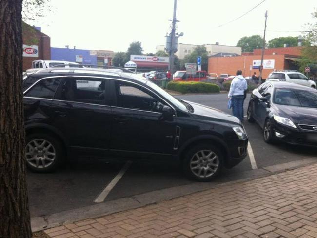 9. Usual parking in Sunbury. Picture: Facebook