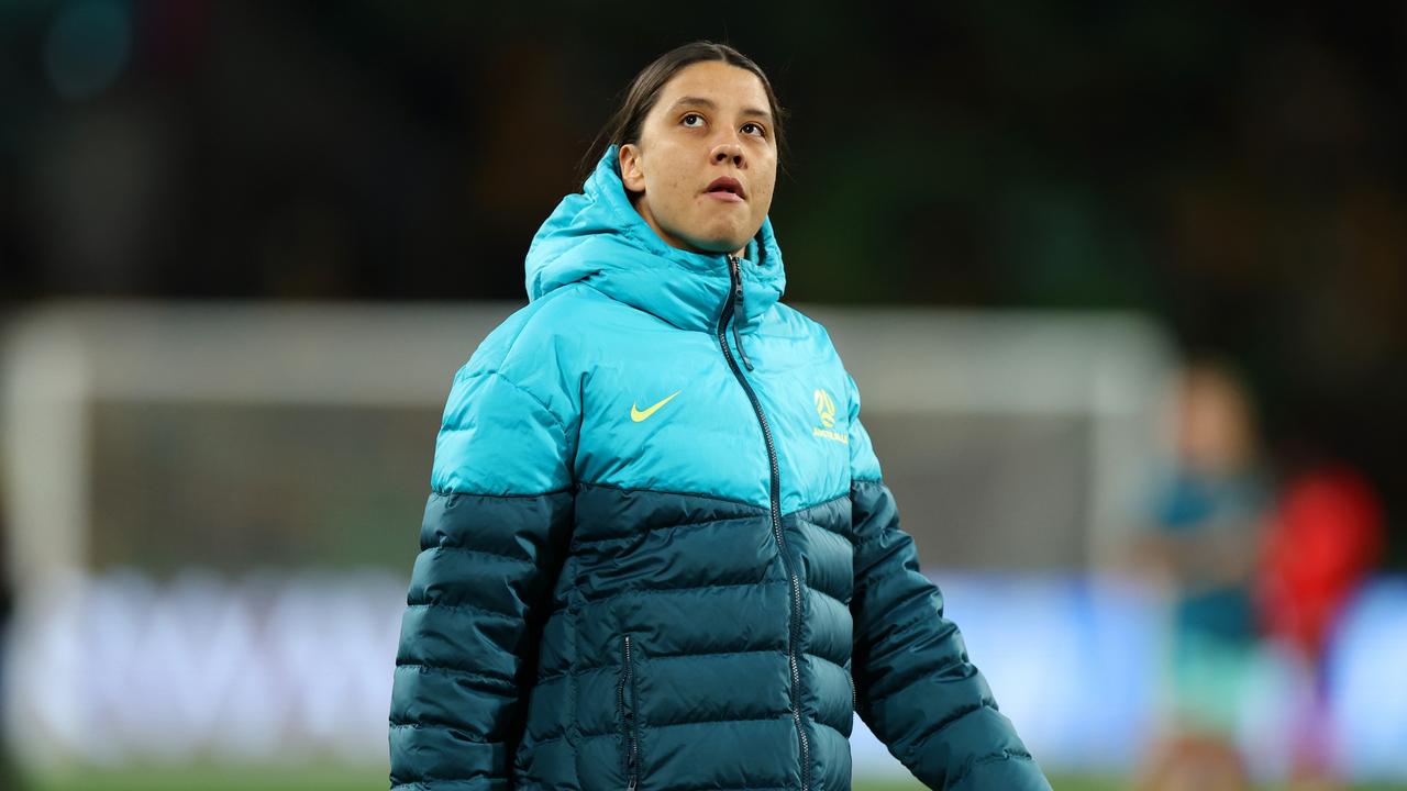 Sam Kerr didn’t play in the group stage of the World Cup, but the Matildas topped the group. Picture: Getty Images