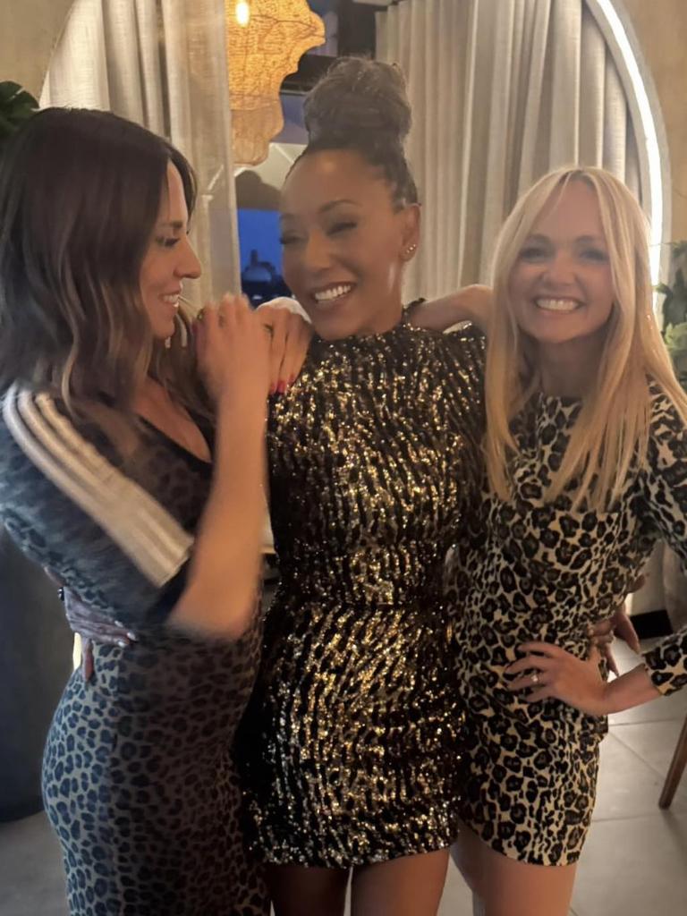 L-R: Mel C, Mel B and Emma.
