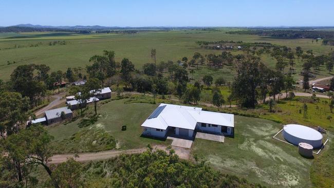 There is a four-bedroom house with view across Mackay. Photo: Ray White Sarina Rural