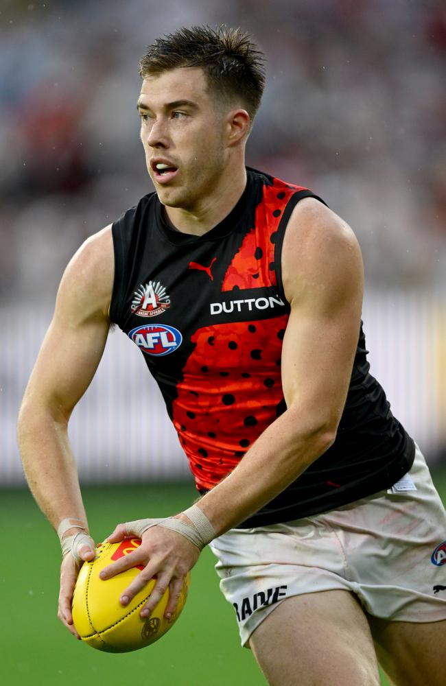 Zach Merrett wants the Bombers to hit the scoreboard. Picture: Quinn Rooney/Getty Images.