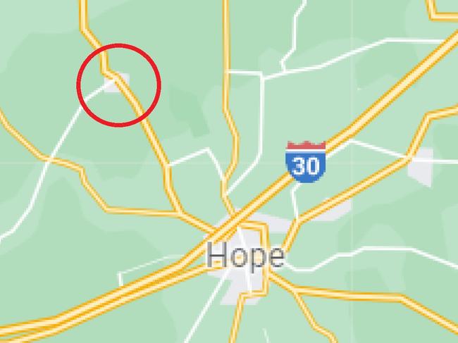 The map where the diamond was found