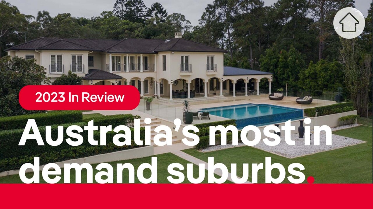 Which suburbs saw the most interest from buyers in 2023?