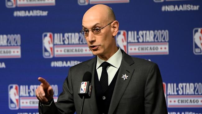 Adam Silver has revealed the NBA investigation into Giddey has taken a back seat. (Photo by Stacy Revere/Getty)