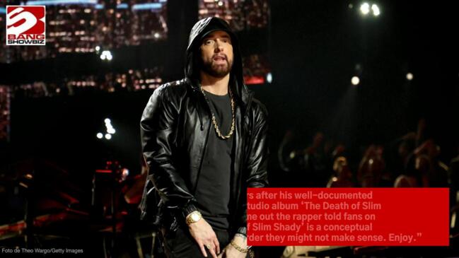 Eminem invented his Slim Shady alter ego as his music was 'going nowhere'