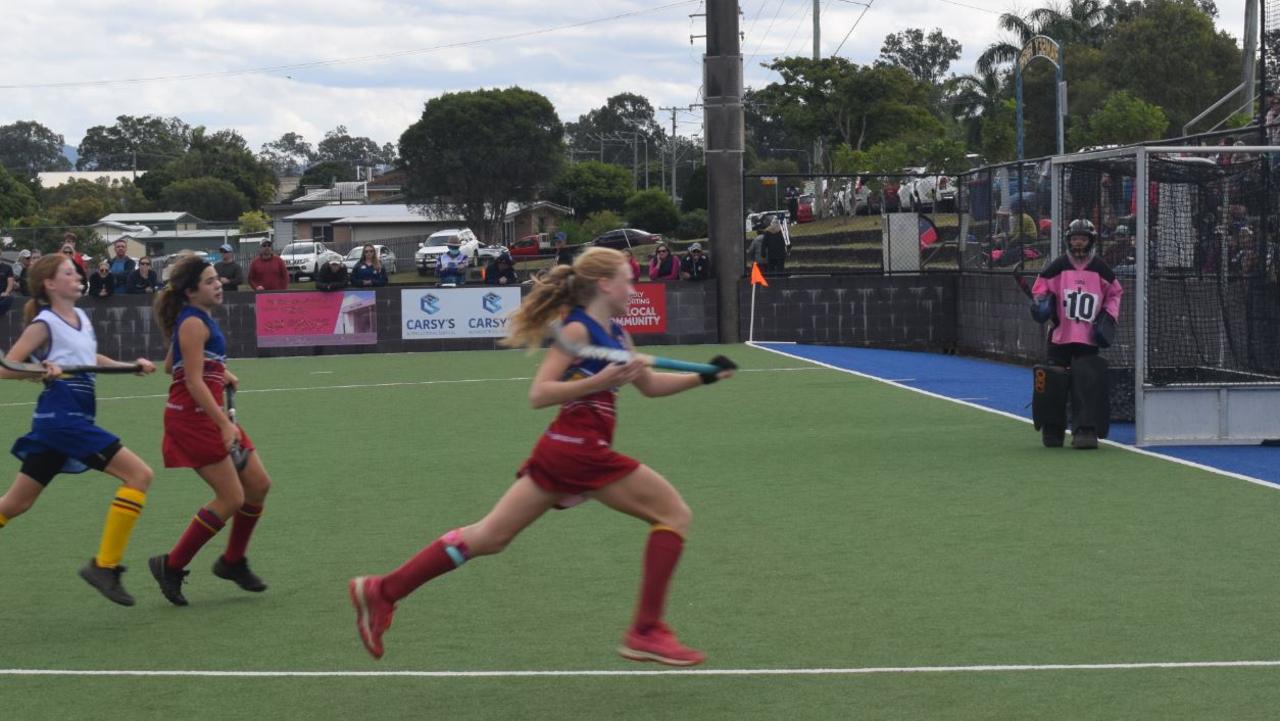 Gympie hosted the 2021 Under 13 Girls State hockey championships over the last four days, with Brisbane teams taking out two of the three division titles. Pictures: Josh Preston