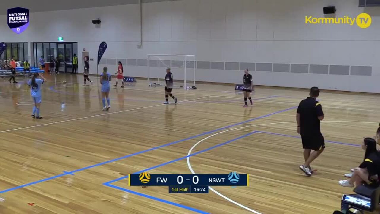 Replay: Football West v Football NSW Thunder (Open Women) – 2025 National Futsal Championships Day 1