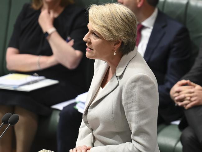 Minister for the Environment and Water Tanya Plibersek during Question Time at Parliament House in Canberra. Picture: NewsWire / Martin Ollman