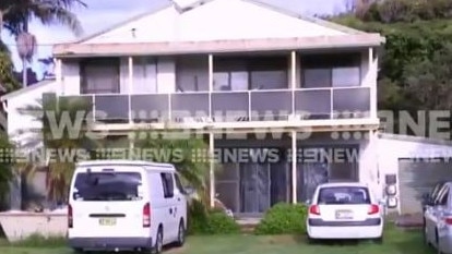 A property being raided in Coffs Harbour.