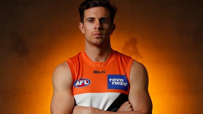 Brett Deledio in his new jumper. Picture: Getty Images