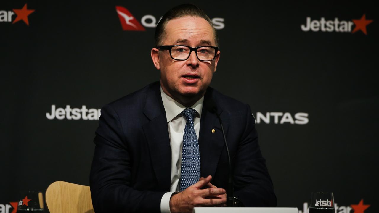 Alan Joyce has sold nearly $17m worth of shares, representing most of his holding in the airline. Picture: Gaye Gerard