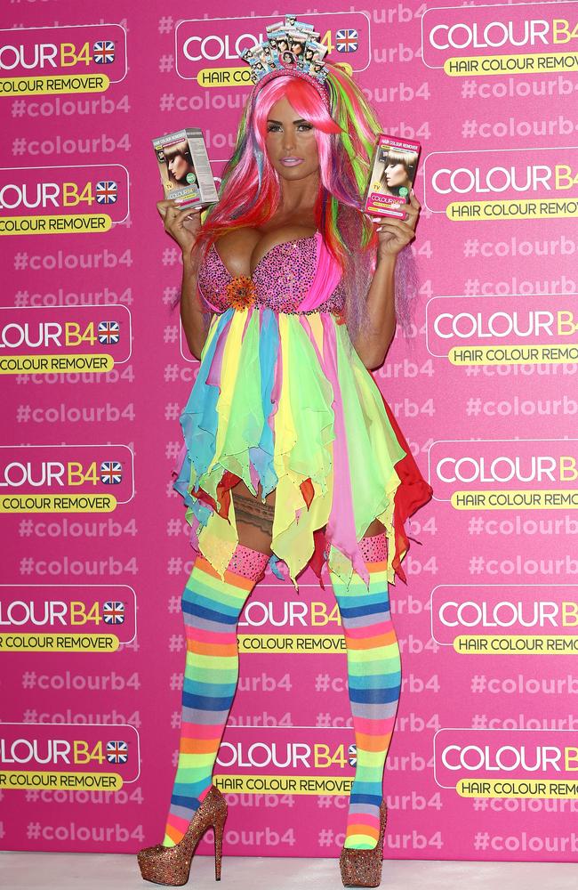 Katie Price, subtle as always. Picture: Getty Images