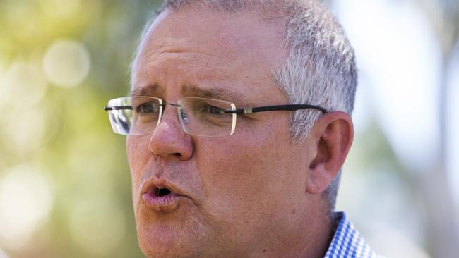 Treasurer Scott Morrison will announced the new restrictions today. Picture: Jenny Evans