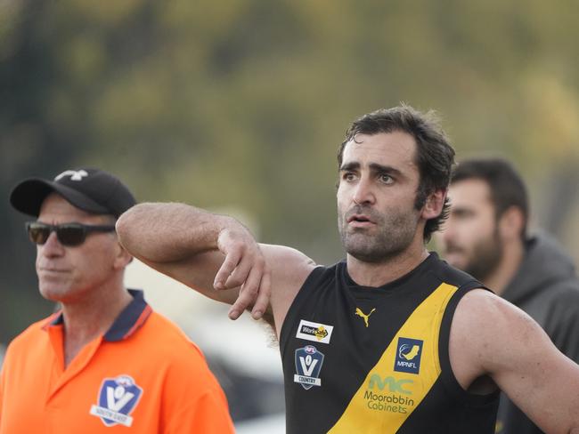 Seaford playing coach Zac Vansittart is hanging up the boots on Saturday. Picture: Valeriu Campan