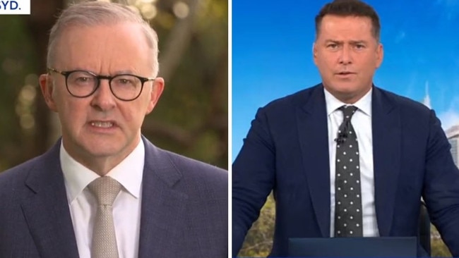 Host Karl Stefanovic said the need for an inquiry was clear and asked Mr Albanese: “What are you afraid of?”