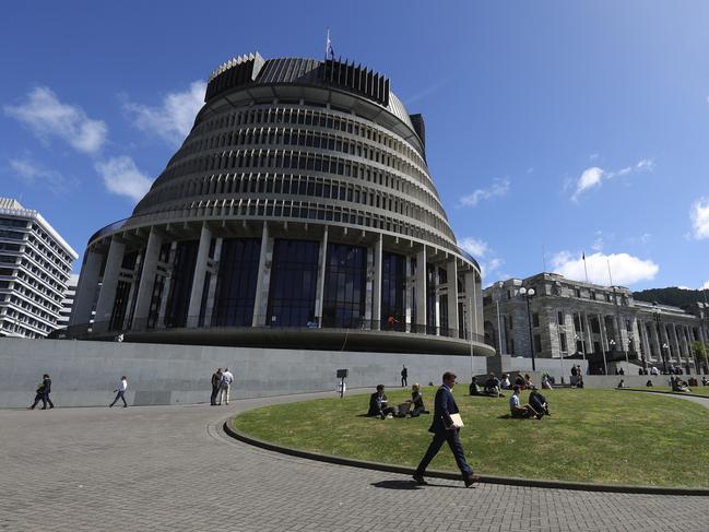 Wellington’s Beehive parliamentary building. Picture: Getty Images