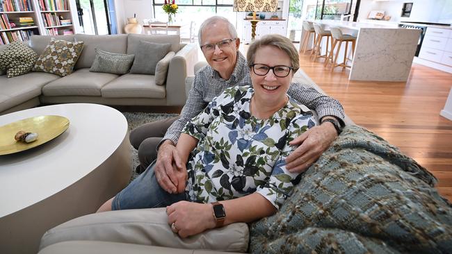 Geraldine and Keith Mackenzie at their home just south of Toowoomba. Picture: Lyndon Mechielsen