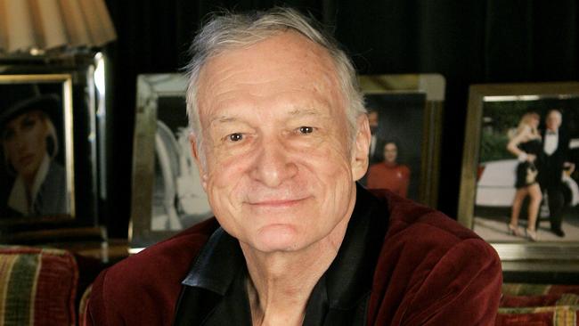 Hef in the mansion in 2006. Picture: AP