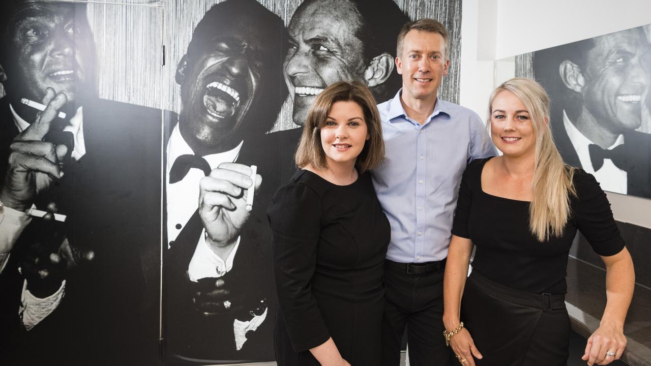 Joel’s Barber Shop owners Susan and Joel Watson with Chloe Handley (right) are packing up the Margaret St shop and moving to a new venture at the Eastville Shopping Centre on the range, Wednesday, April 5, 2023. Picture: Kevin Farmer