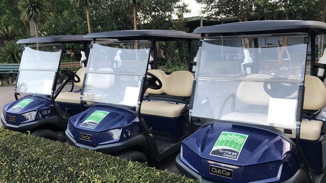 Lithium golf carts. Picture: North Shore Times.