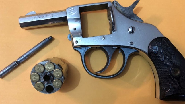 A loaded gun was seized and an 18-year-old man was arrested. Picture: SA Police